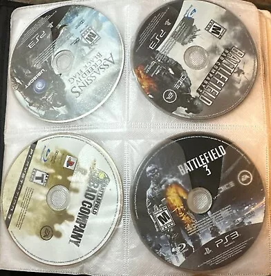 PS3 Playstation 3 Game Lot Disc Only Pick N Choose You Bundle Cleaned Tested • $5