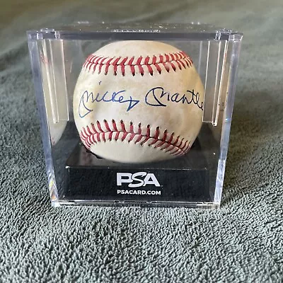 Mickey Mantle Signed Baseball With PSA COA • $99.99