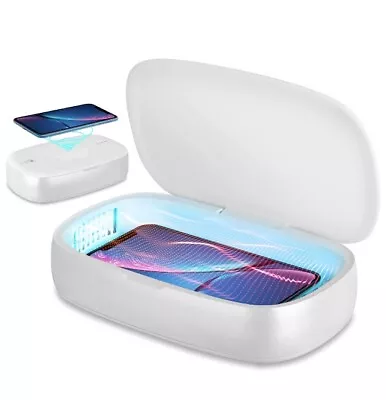 UV Phone Sanitizer Wireless Charger Smartphone Charging Station & Aromatherapy • $17