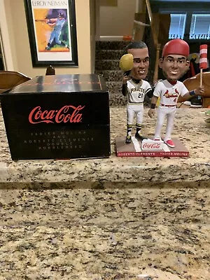 2019 St Louis Cardinals Yadier Molina Roberto Clemente Dual Bobblehead SGA • $59.95