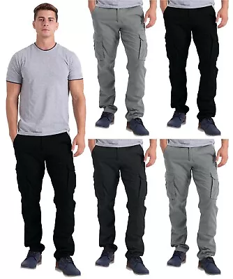 Men's Cargo Regular-Fit Workwear Full Pants • $23.99