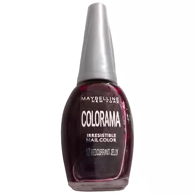 Maybelline Colorama Irresistible Colour Nail Polish 17 Redcurrant Jelly • £7.99