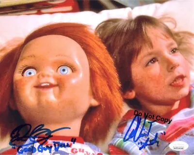 ALEX VINCENT EDAN GROSS Signed 8x10 Photo GOOD GUYS DOLL Voice Child’s Play JSA • $127.74