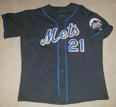 Raul Gonzalez New York Mets Game Worn Used Black Jersey LOA • $124.95