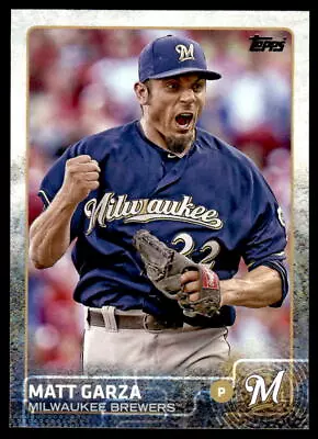 2015 Topps #56 Matt Garza Milwaukee Brewers • $1.69