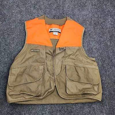 Columbia Vest Mens Large Upland Game Hunting Blaze Orange Shooting Game Pouch • $44.97