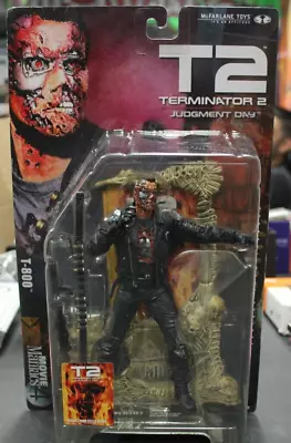 McFarlane T2 Terminator 2 Judgment Day T-800 2001 NEW Arnold Schwarzenegger Rare • $19.99