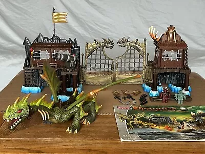 9885 Marauder's Cliff Mega Bloks Dragons Krystal Wars W/ Dragon Beilhir & Manual • $25.99