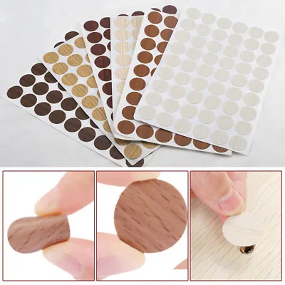 Self Adhesive Screw Covers Decorative Hole Cover  Furniture Hole Caps Stickers • £2.84