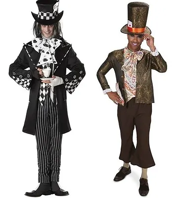 Dark Mad Hatter Or Jacquard Mens Adult Costume Can Be Worn By Woman Everyone • $59.97