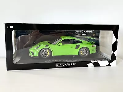 Extremely Rare 1:18 Minichamps 2019 Porsche 911 GT3 RS Green Limited Edition!! • £120