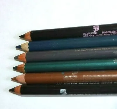 Saffron Eyeliner Pencil Soft Kohl Kajal Eye Liner   ALL COLOURS GLITTERS NEONS • £3.25