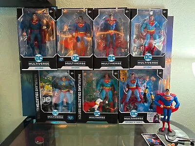 McFarlane Toys DC Multiverse Superman Figure Lot • $100