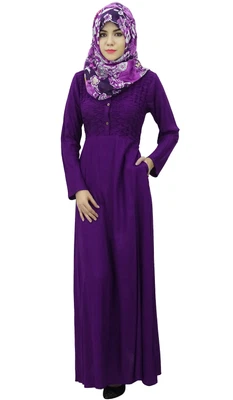 $46.01 • Buy Bimba Women's Full-Sleeve Muslim Clothing Islamic Abayas Maxi Jilbab Dress With