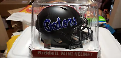 Florida Gators Black Ncaa Football Speed Mini Helmet Riddell New • $28.95