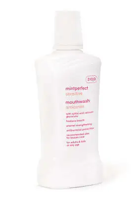 Ziaja Mintperfect Sensitive Anticaries Mouthwash 500Ml OFFICIAL UK • £9.08