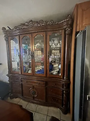 China Cabinet Hutch Used • $1000