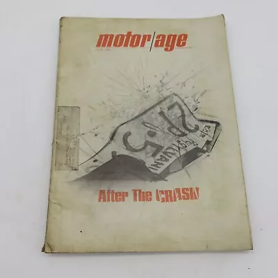 Motor Age Magazine After The Crash July 1968 • $8.89