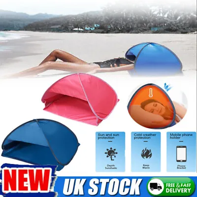 £10.99 • Buy Pop Up Beach Camping Tent Portable Outdoor Sun Shade Shelter Anti UV Protection