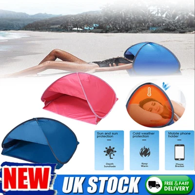 £10.99 • Buy Pop Up Beach Camping Tent Portable Outdoor Sun Shade Shelter Anti UV Protection