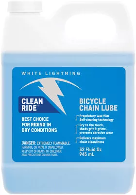 White Lightning Clean Ride Bike Chain Wax Lube - 32oz Bulk • $43.28