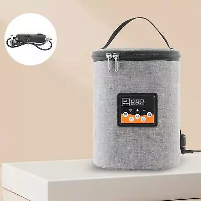 Large Capacity Milk Bottle Warmer Lunch Bag Constant Temperature Heater For Car • £21.16