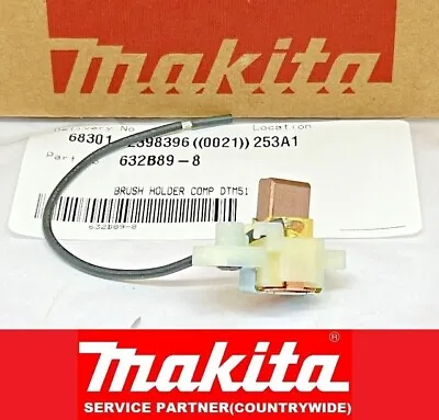 Genuine Makita Brush Holder Complete Fits Multi Tool DTM51 • £9.86