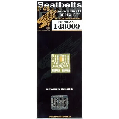 HGW 1/48 148009 F6F Hellcat Seatbelts & Photo Etch Buckles • $7