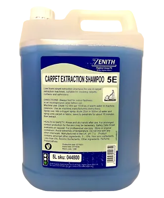 Carpet Extraction Shampoo Fabric Cleaning Solution Pet Car Home Odour Vax 5l • £12.99