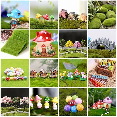 £2.39 • Buy Miniature Ornament Figurines Fairy Garden Accessories Lawn Dollhouse Decor Craft