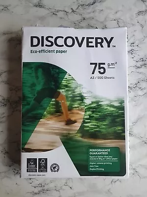 Discovery A3 Paper 75GSM Office Copier Printer 500 Sheets 2 • £5.99
