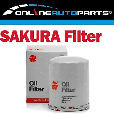 Diesel Oil Filter Sakura C1008 For Mitsubishi 4D56 2.5L Alternate Cross Ref Z313 • $18.95