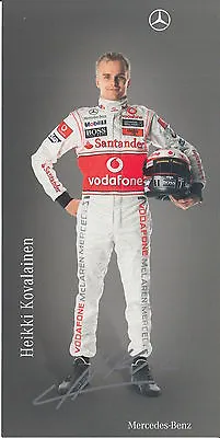 Heikki Kovalainen Signed Vodafone McLaren F1 Promo Card. • $2.47
