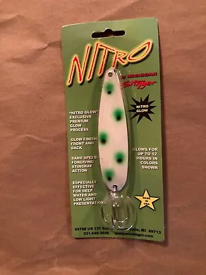 Michigan Stinger Nitro 3-3/4  & 4-1/4  Spoon Lures USA (Select One) NIP • $7.95