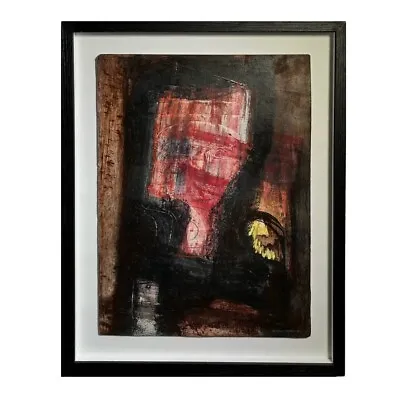 RAUL MARTINEZ. Painting. Mixed Media/ Cardboard. Cuban Art. Contemporary Art. • $4500