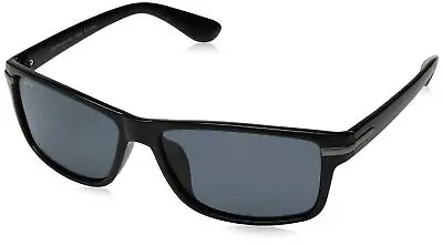 $27.94 • Buy Coyote Eyewear P-43 Fashion Polarized Sunglasses, Black Frame, Gray Lens