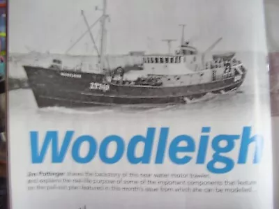 Original Model Boat Plan Woodleigh Motor Trawler 1: 50 Scale 2022 • $12.62