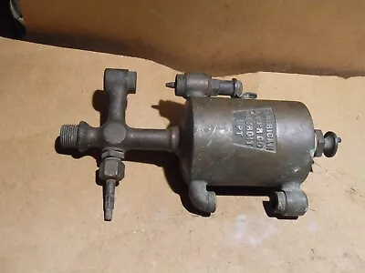 VTG Brass Steam Engine Oiler Lubrication American Lub’r Co Company Detroit 1Pt • $115