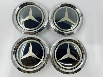 $24.43 • Buy 4 X Mercedes Benz Wheel Center Caps Star Logo Emble-m 65mm AMG Mirro Hubcaps Set