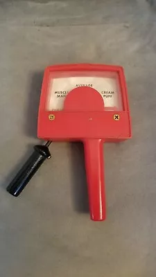 Vintage 1960s Emenee Strength Tester Novelty Toy Red • $10.99