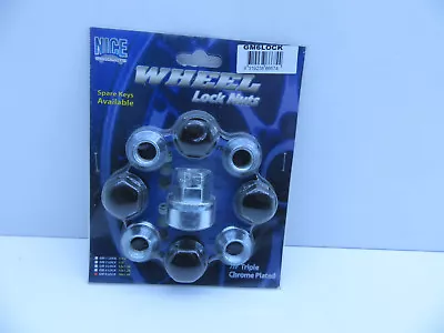 Holden Commodore Ve Wm Wheel Lock Nuts 14x1.5 Brand New With X4 Black Caps  • $59