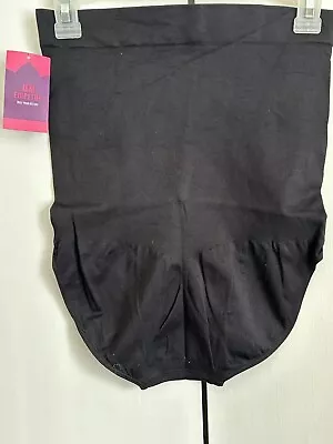 Empetua Womens Shaper *M/L (?) High Waisted Shaping Shorts Black Girdle Type NWT • $9.99