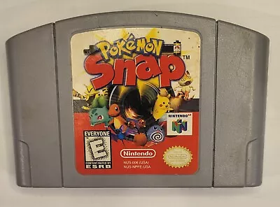 Pokemon Snap Nintendo 64 1999 Game Cartridge Game Only Authentic Cleaned Tested  • $14.98