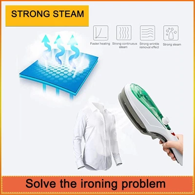 £15.50 • Buy 1000W Portable Fast Heating Handheld Garment Steamer Stand Iron Travel