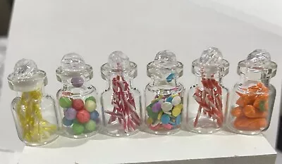 Candy Jars -6  Easter 1:12 Dollhouse Miniatures Gailslittlestuff. • $10