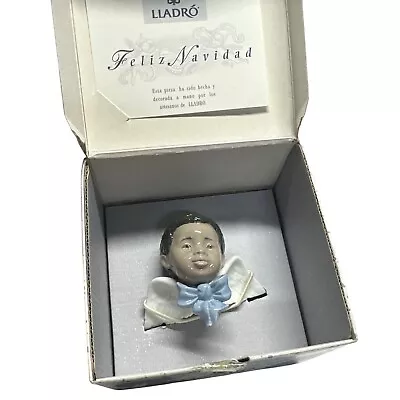 LLADRO RARE Serafin With Bow Ornament With Original Box - Christmas Ornament • $26.91