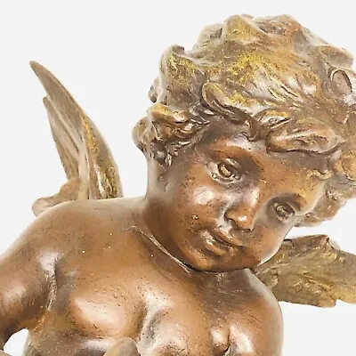 Putti French Cherub Vintage Figure L F Moreau Antique Figurine #0359JW • $525