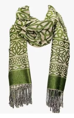 Celtic Knot Irish Scarf Green • $20