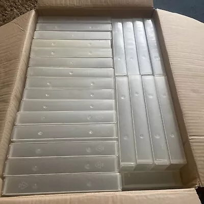 20 EMPTY VHS VIDEO TAPE STORAGE CASES Clear Up Cycle Retro Cheap Free Posting ' • $21.78