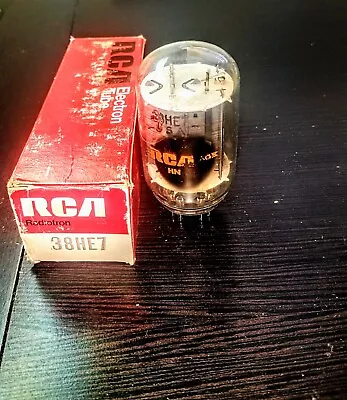 $10 • Buy RCA 38HE7 10 Watt Beam-power + Damper Vacuum Tube NOS NIB Tested Free Shipping